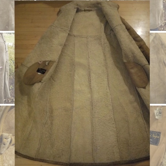 1970s SAWYER OF NAPA Boho Shearling Sheepskin S - Picture 5 of 7